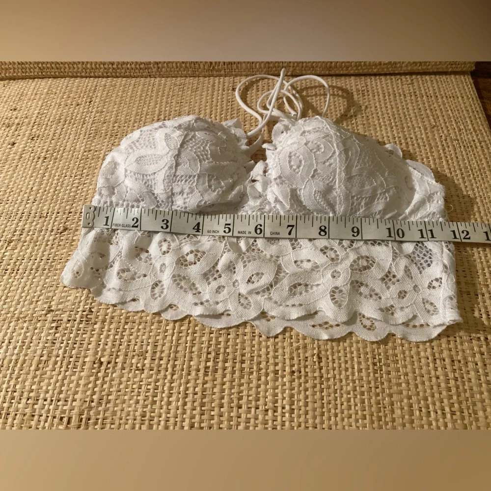 Love Tree White Lace Bralette